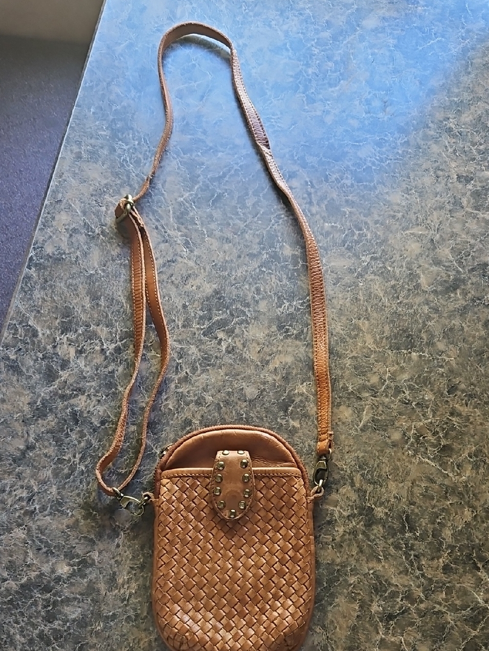 Vilenca Woven Crossbody Bag - Classic Women's Shoulder Bag Leather